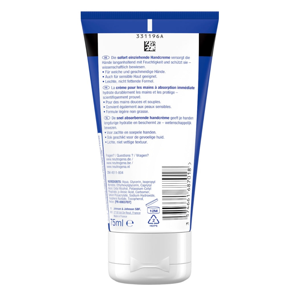 Neutrogena Handcrème Direct Intrekkend – 75 ml