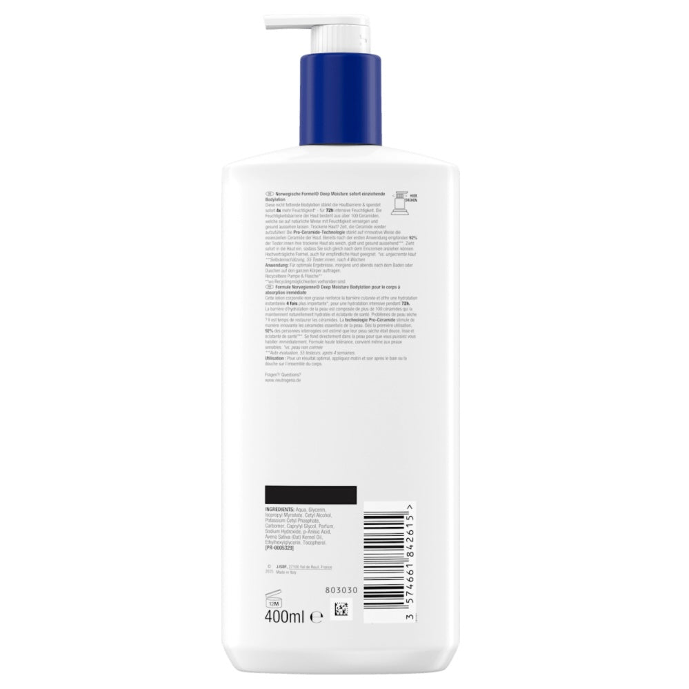 Neutrogena Deep Moisture Bodylotion – 400 ml