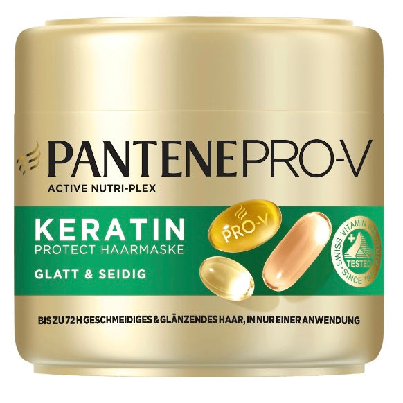 Pantene Pro-V Haarmasker Keratin Protect Glatt & Zijdezacht – 300 ml