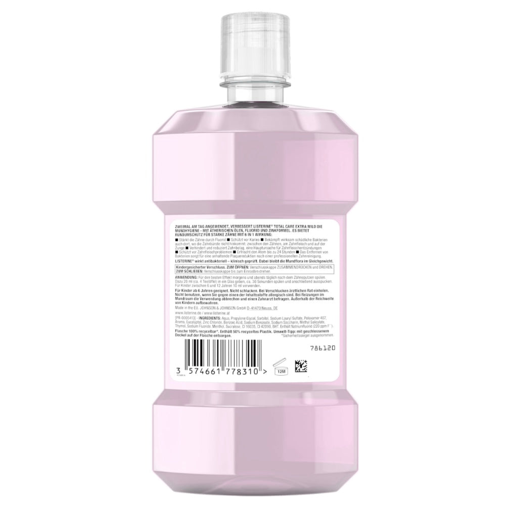 Listerine Mondwater Total Care Extra Mild – 500 ml