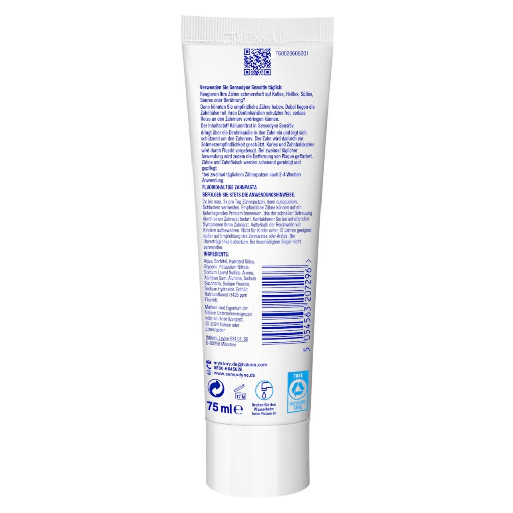 Sensodyne Tandpasta Fluoride Sensitive – 75 ml