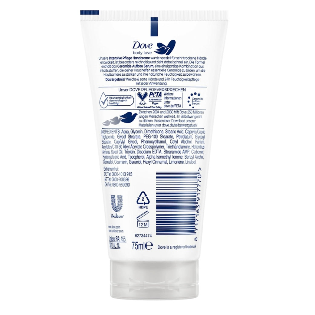 Dove Handcrème Intensieve Verzorging – 75 ml