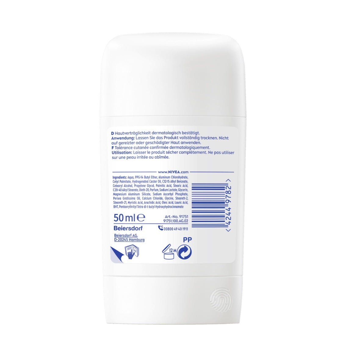 NIVEA Derma Dry Anti-Transpirant Stick - 50ml