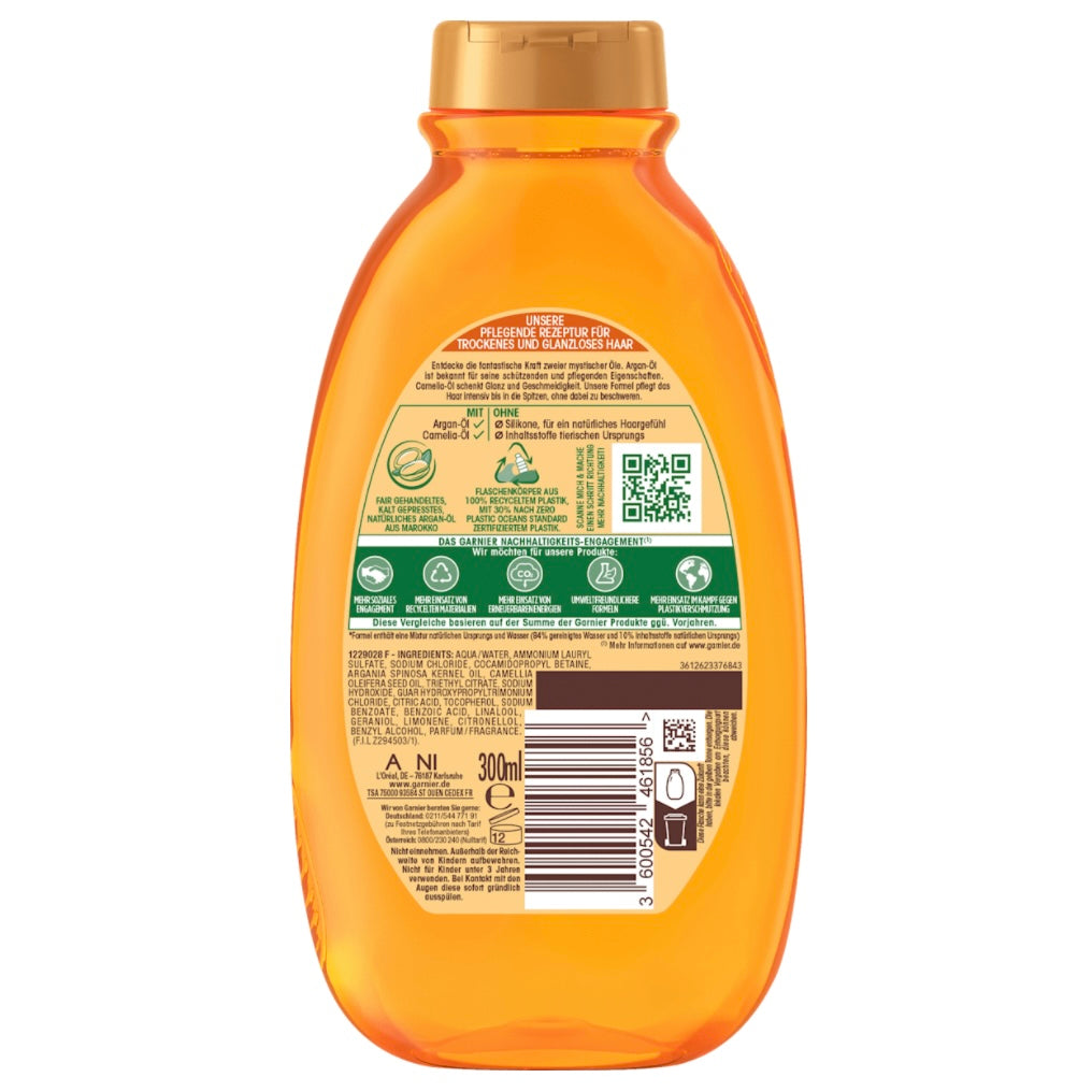 Wahre Schätze Shampoo Argan- & Camelia-olie – 300 ml
