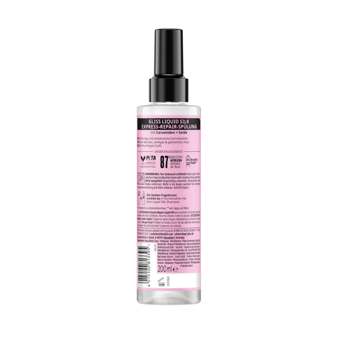 Express-Spray Conditioner Liquid Silk – 200 ml