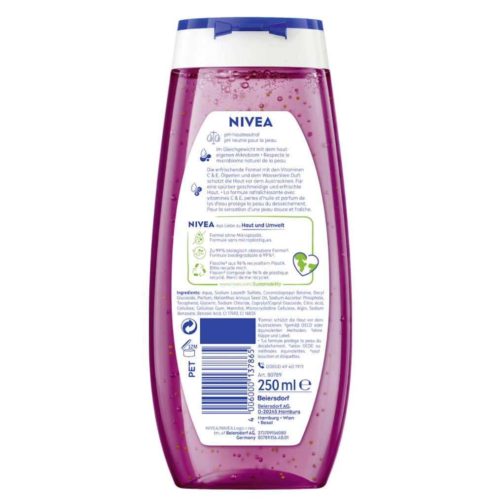 NIVEA Douchegel Waterlily & Oil – 250 ml