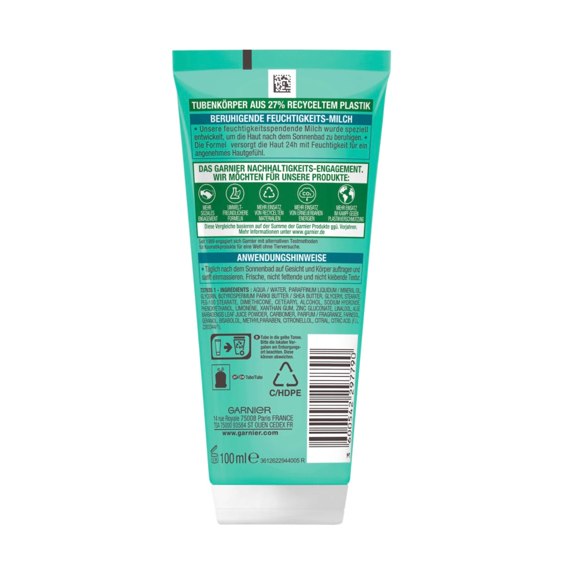Garnier Ambre Solaire After Sun Lichaamsmelk – 100 ml