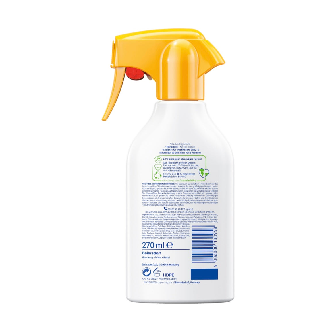 NIVEA SUN Zonnespray voor Baby’s & Kids SPF 50+ – 270 ml