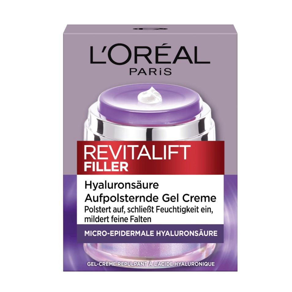 L’Oréal Paris Revitalift Filler Gezichtsgel – met Hyaluronzuur – 50 ml