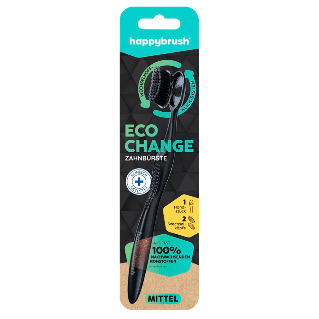 happybrush Tandenborstel Eco Change met Opzetborstels – 1 stuk