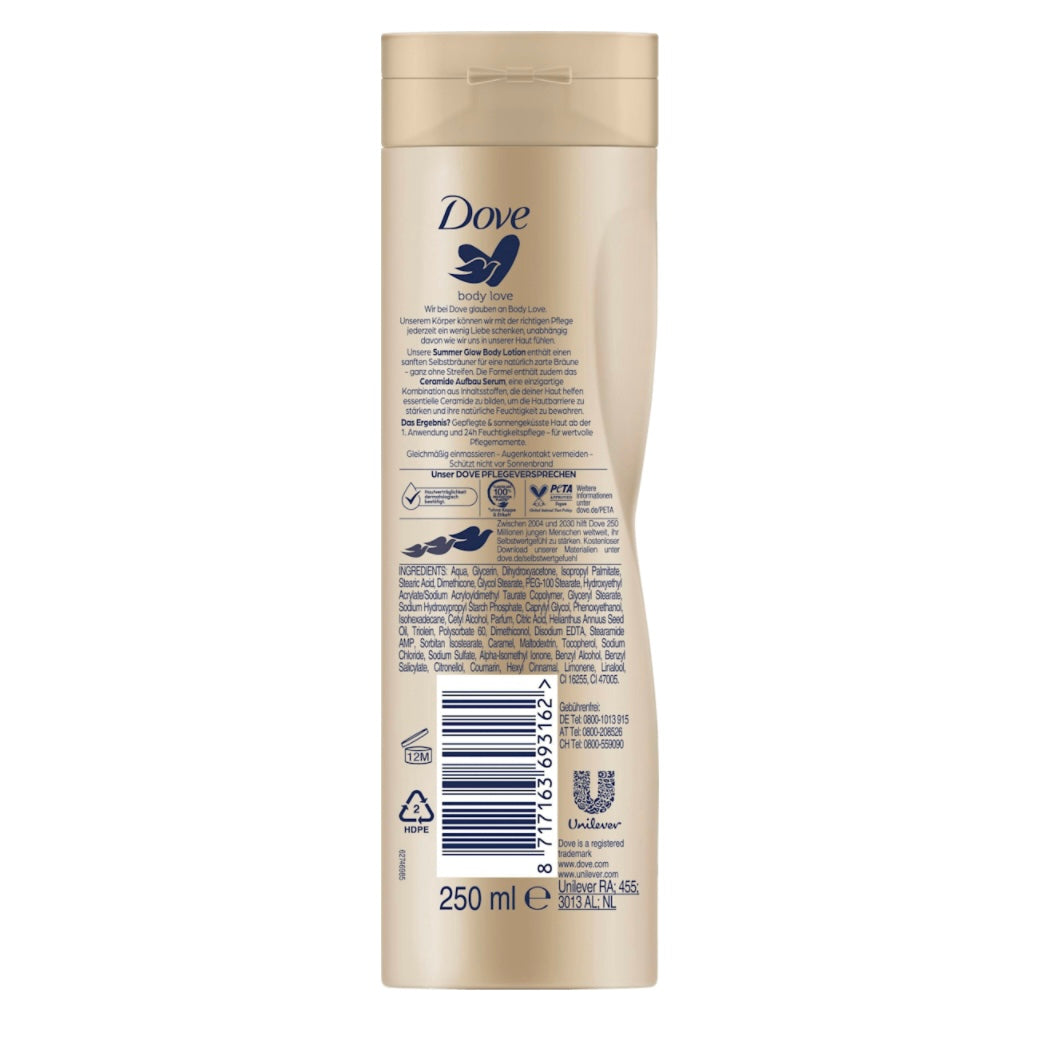 Dove Body Love Summer Glow Bodylotion – 250 ml