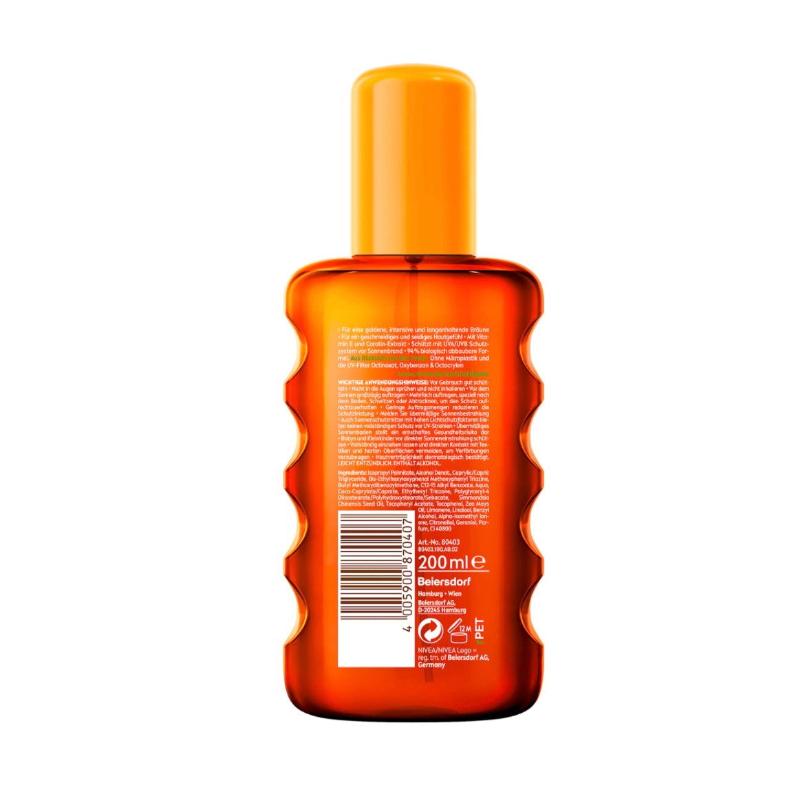 NIVEA SUN Tropical Bronze Zonnespray SPF 6 – 200 ml