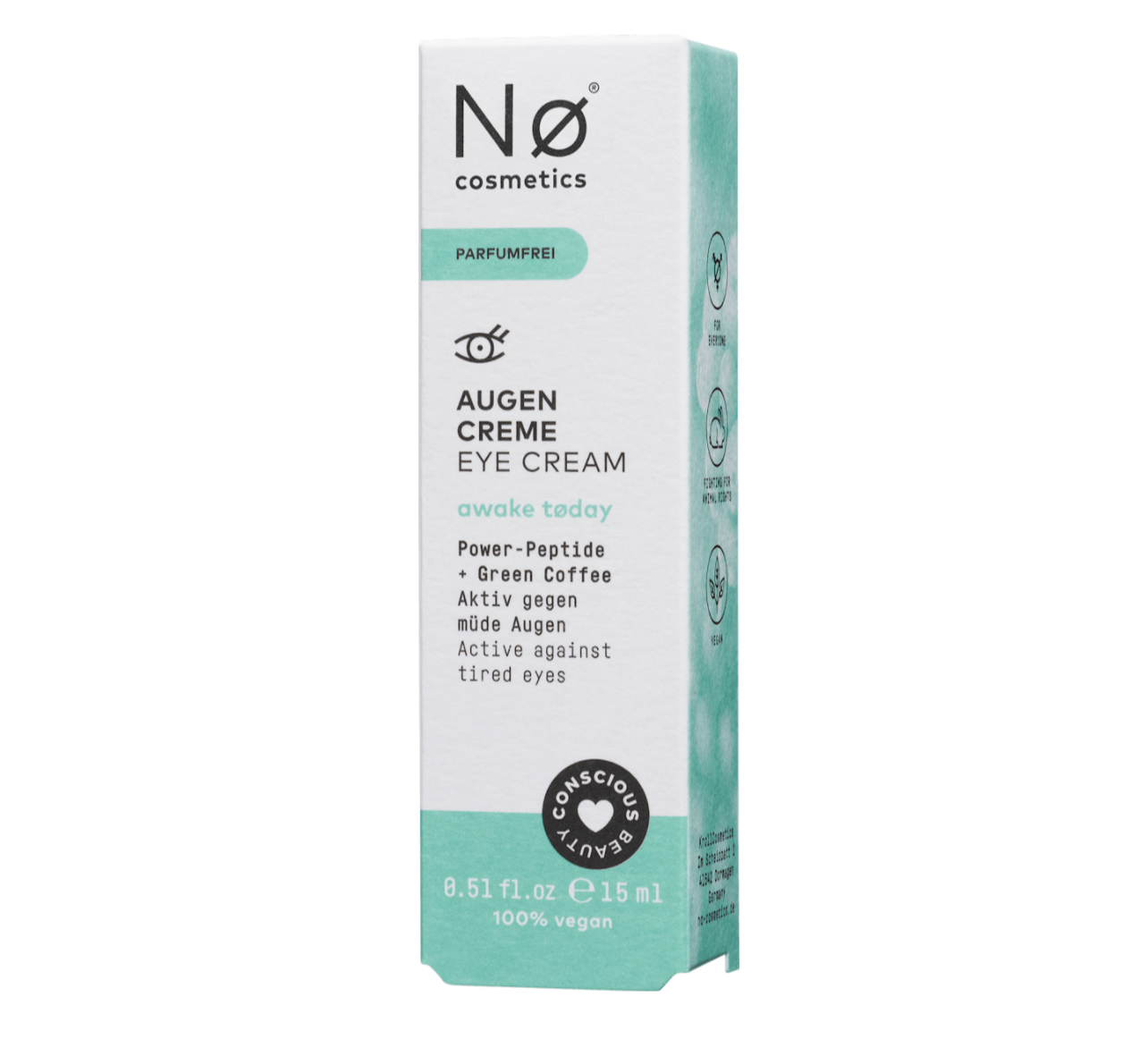 Nø Cosmetics – Awake Today Oogcrème – 15 ml