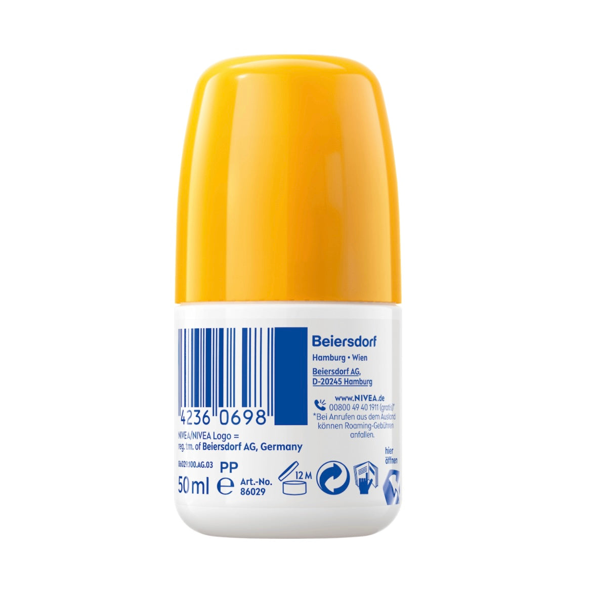 NIVEA SUN Zonnebrand Roll-on voor Baby’s & Kids SPF 50+ – 50 ml