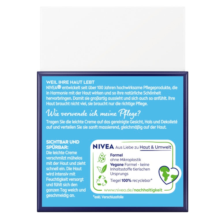 NIVEA Essentials Nachtcrème – 24h Hydratatie & Regeneratie – 50 ml