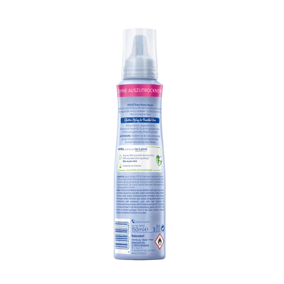 NIVEA Extra Sterke Schuimversteviger – 150 ml