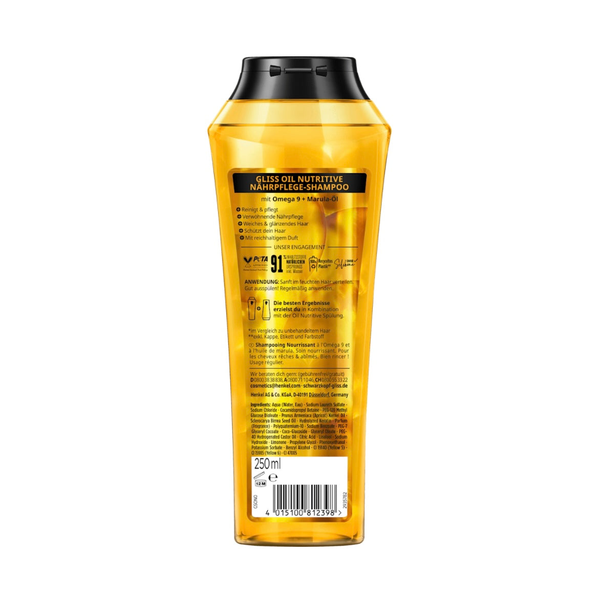 Schwarzkopf Shampoo Oil Nutritive – 250 ml