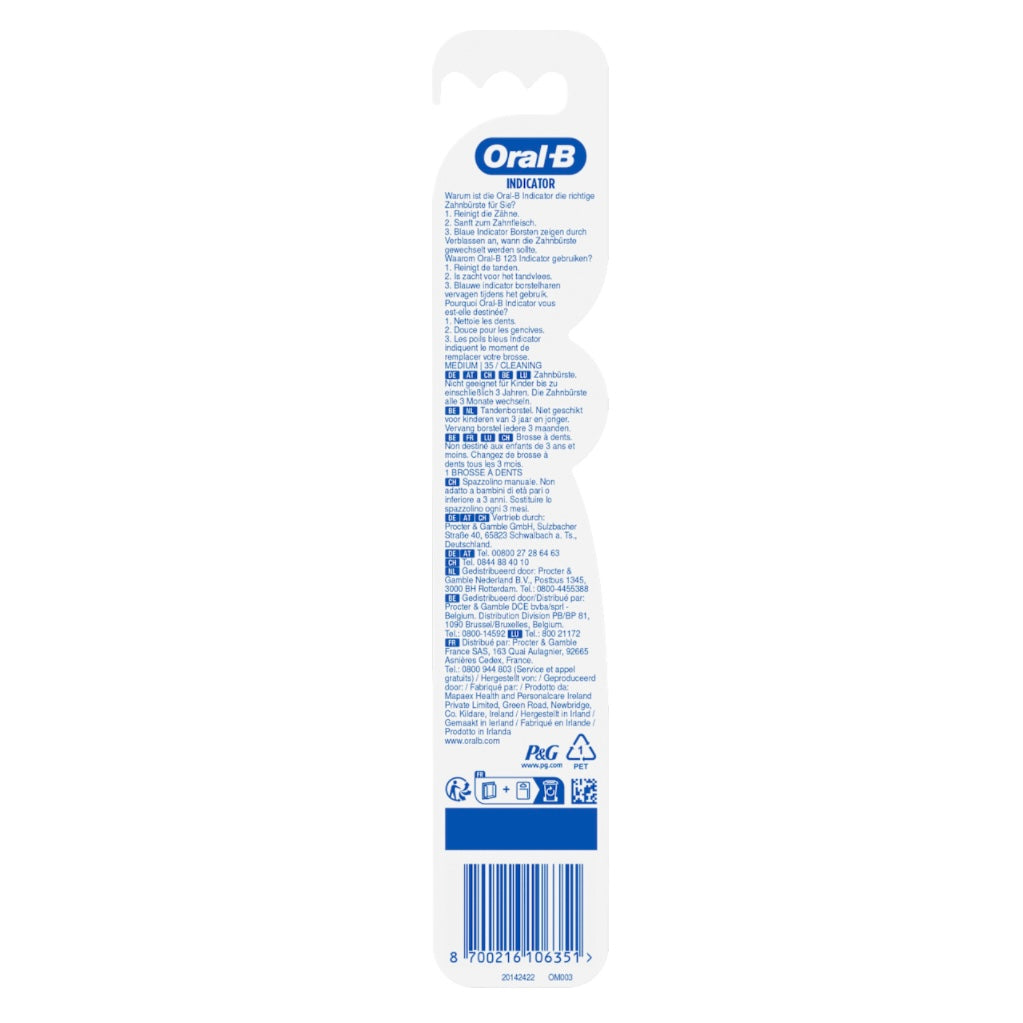 Oral-B Tandenborstel Indicator Medium – 1 stuk