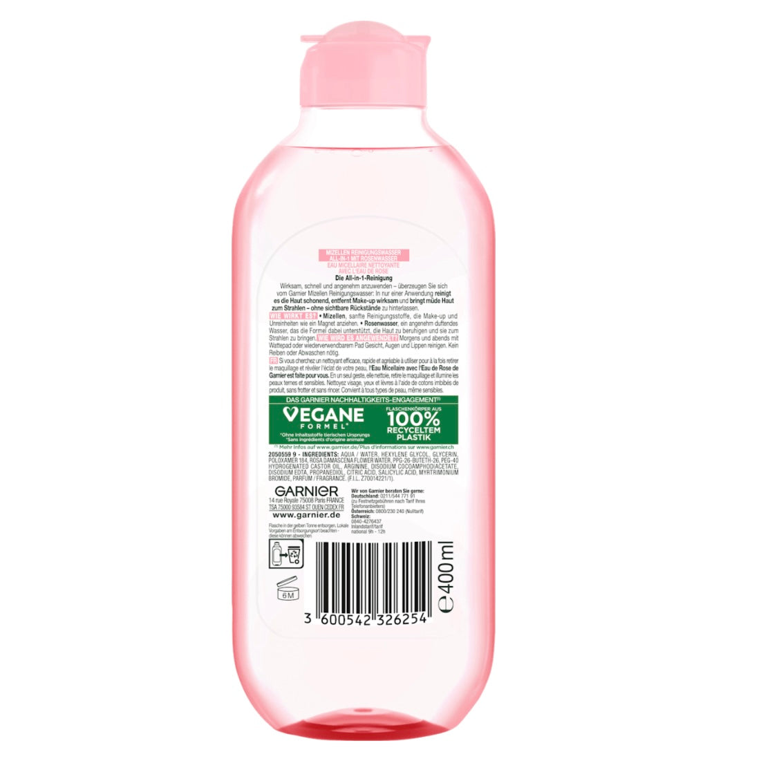 Garnier Micellair Reinigingswater met Rozenwater – 400 ml
