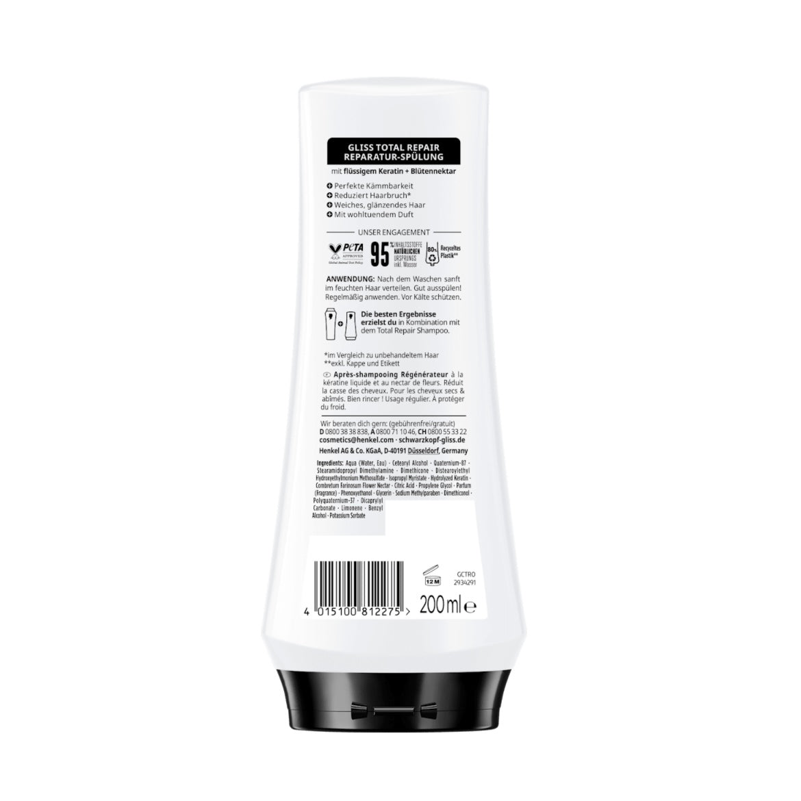 Schwarzkopf Conditioner Total Repair – 200 ml