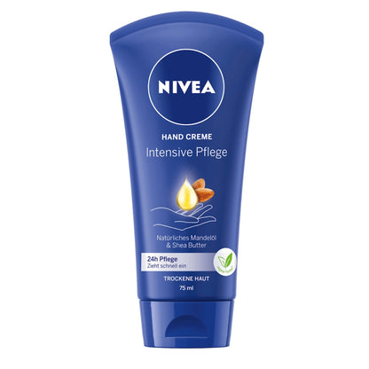 NIVEA Handcrème Intensieve Verzorging met Natuurlijke Amandelolie & Sheaboter – 75 ml
