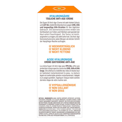 Garnier Ambre Solaire Anti-Age Super UV Crème – SPF 50+ – 50 ml