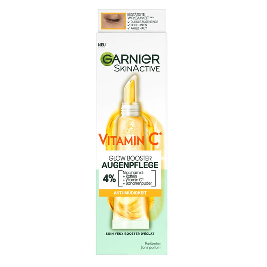 Garnier SkinActive Glow Booster Oogcrème – 15 ml