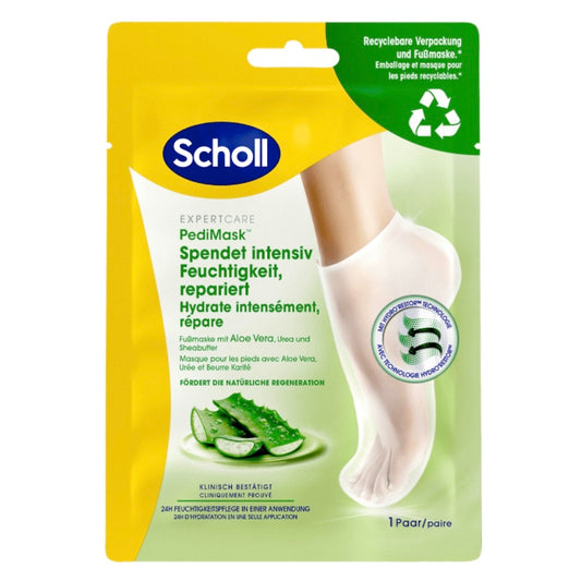 Scholl Voetmasker Sokken met Aloë Vera – 1 paar (2 stuks)