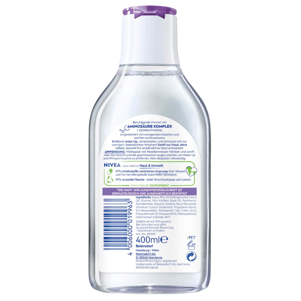 NIVEA Micellair Water Kalmerend – 400 ml