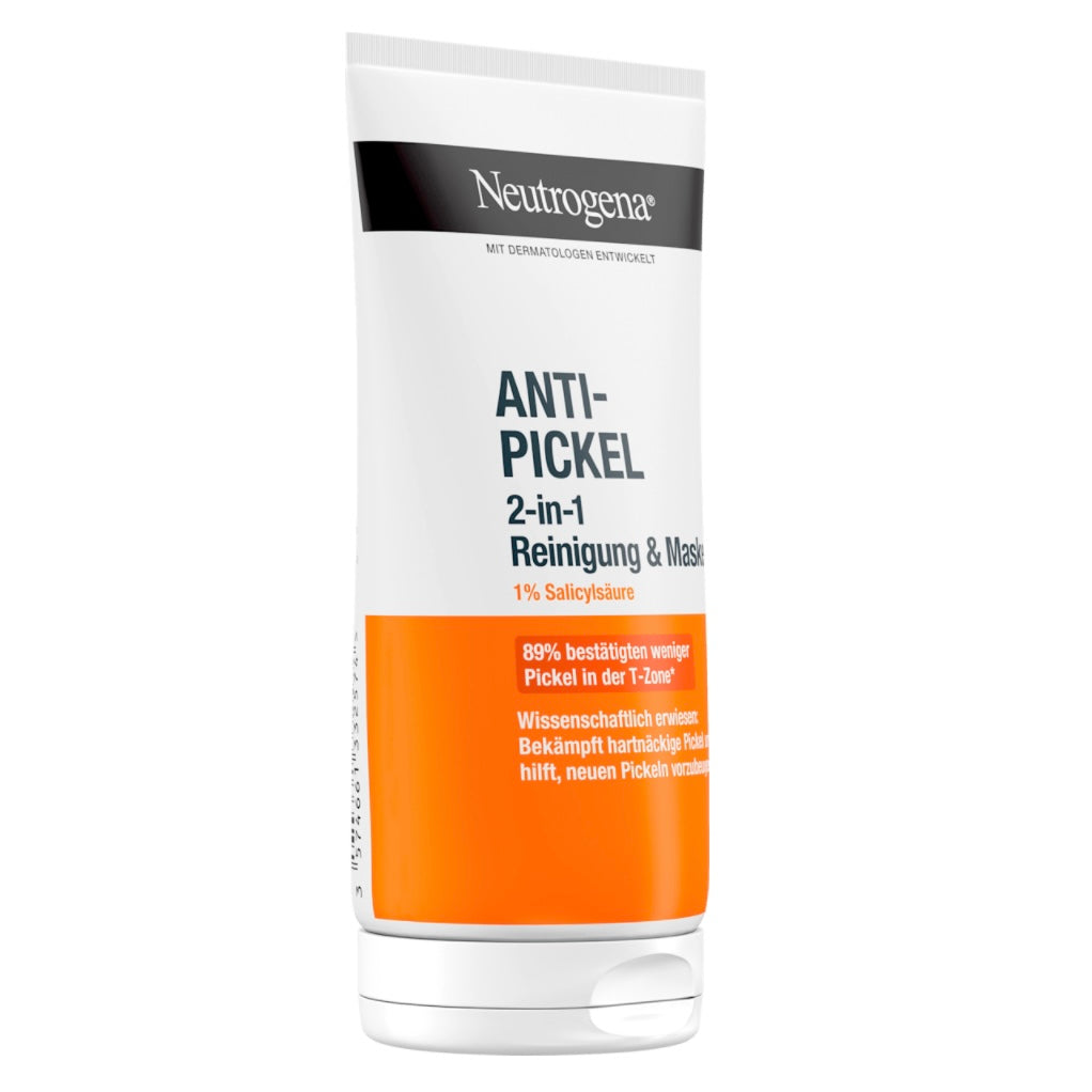 Neutrogena Anti-Puistjes 2-in-1 Reiniging & Masker – 150 ml