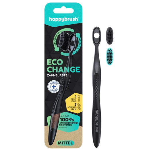 happybrush Tandenborstel Eco Change met Opzetborstels – 1 stuk
