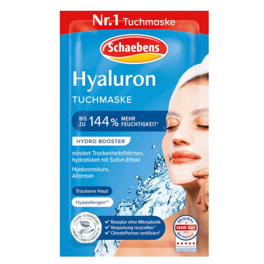 Schaebens Hyaluron Tissue Masker – 1 stuk
