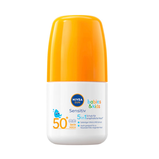 NIVEA SUN Zonnebrand Roll-on voor Baby’s & Kids SPF 50+ – 50 ml