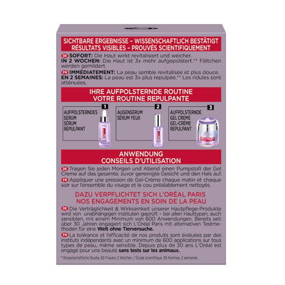 L’Oréal Paris Revitalift Filler Gezichtsgel – met Hyaluronzuur – 50 ml