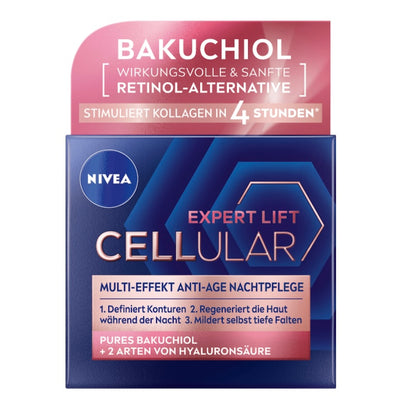 NIVEA Cellular Expert Lift Nachtcrème – Anti-Age – 50 ml