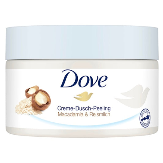 Dove Body Scrub Macadamia & Rijstmelk – 225 ml