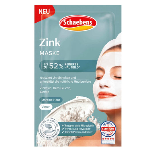 Schaebens Zink Gezichtsmasker – 2x5 ml