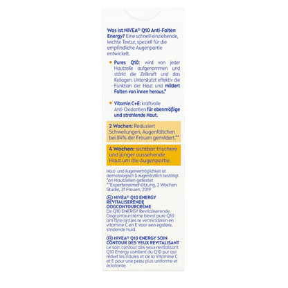 NIVEA Q10 Energy Oogcrème – 15 ml