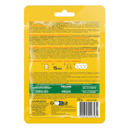 Garnier SkinActive Vitamin C Tissue Masker – 28 g