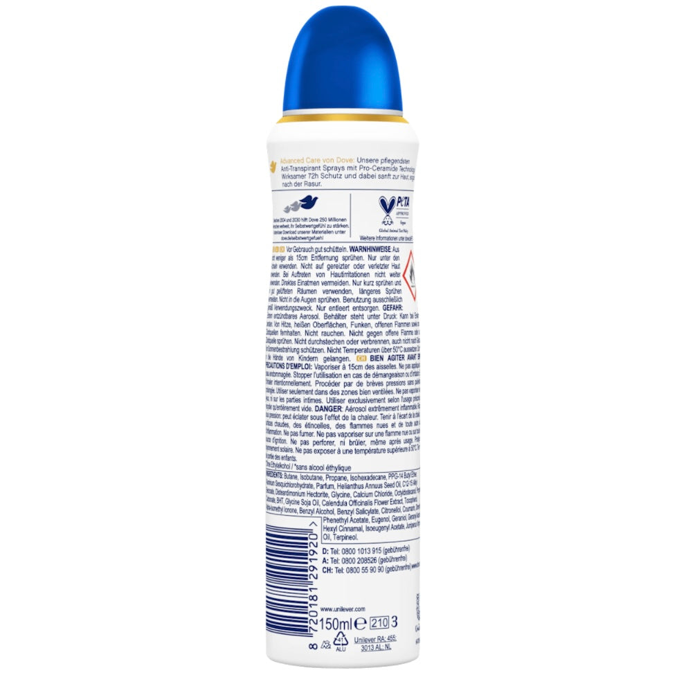 Dove Antitranspirant Deospray Advanced Care Original – 150 ml