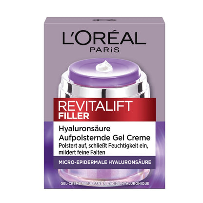 L’Oréal Paris Revitalift Filler Gezichtsgel – met Hyaluronzuur – 50 ml