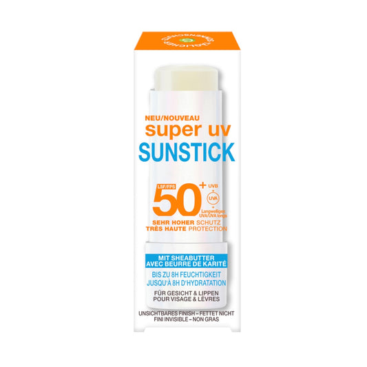 Garnier Ambre Solaire Super UV Zonnestick Gezicht & Lippen – SPF 50 – 9 ml