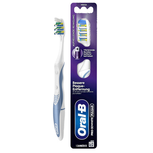 Oral-B Tandenborstel Pro-3DWhite Pulsar Zacht – 1 stuk