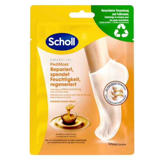 Scholl Voetmasker Sokken met Manuka Honing – 1 paar (2 stuks)