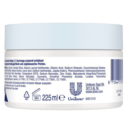 Dove Body Scrub Macadamia & Rijstmelk – 225 ml
