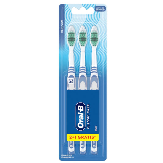 Oral-B Tandenborstel Classic Care Medium – 3 stuks