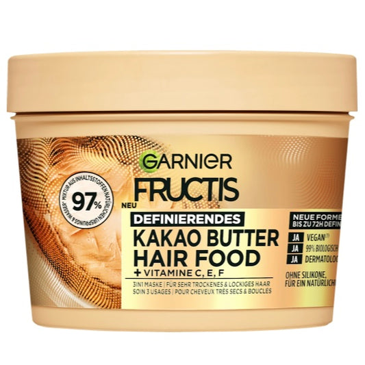 Garnier Fructis Hair Food 3-in-1 Haarmasker Cacaoboter – 400 ml