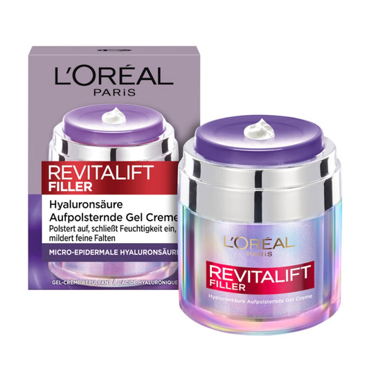 L’Oréal Paris Revitalift Filler Gezichtsgel – met Hyaluronzuur – 50 ml