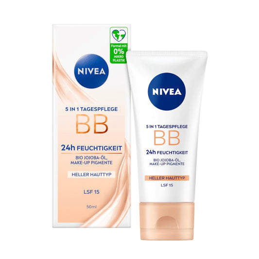 NIVEA Essentials BB Crème 5-in-1 – Lichte Huid – SPF 15 – 50 ml