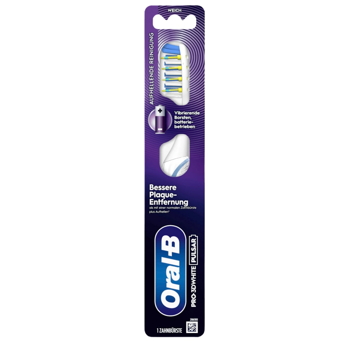 Oral-B Tandenborstel Pro-3DWhite Pulsar Zacht – 1 stuk